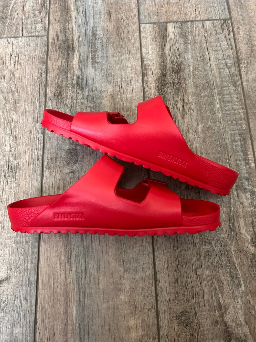 Birkenstock Arizona EVA Essentials Active Red Sandals Men’s 11 NWOT